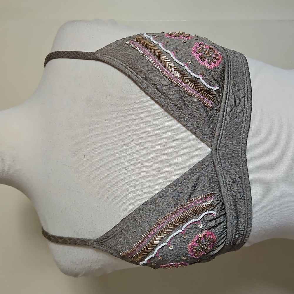 F&F Swimming Embellished Top Bra Size 6